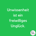 100 Ignoranz Sprüche [Zitate über Unwissenheit]