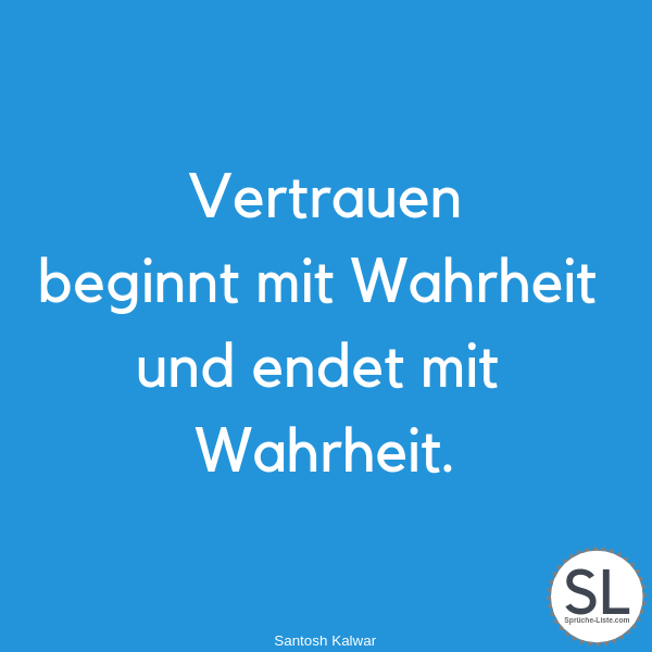 Woher weiß ich dass ich ihm vertrauen kann